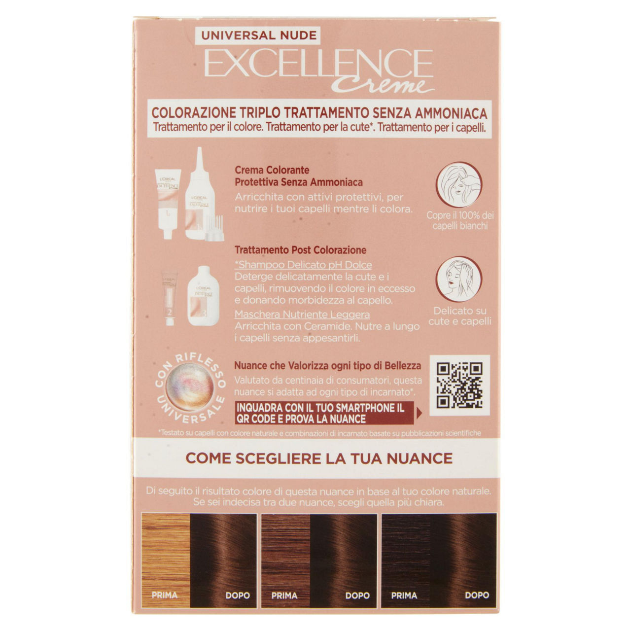 Colorazione l'oreal excellence nude castano 4 pz 1 - Immagine 21