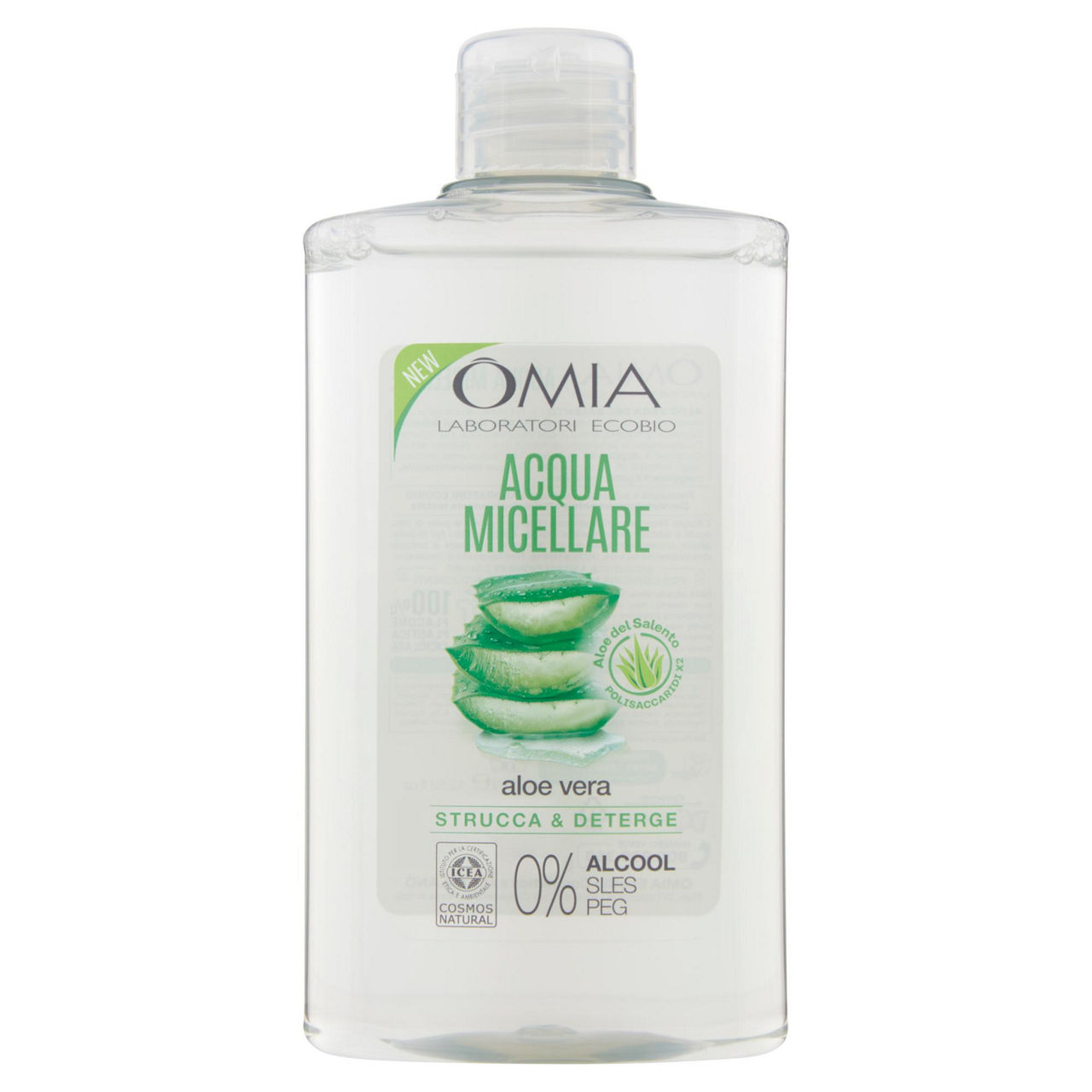 Acqua micellare aloe ecobio omia ml 400 - Immagine 01