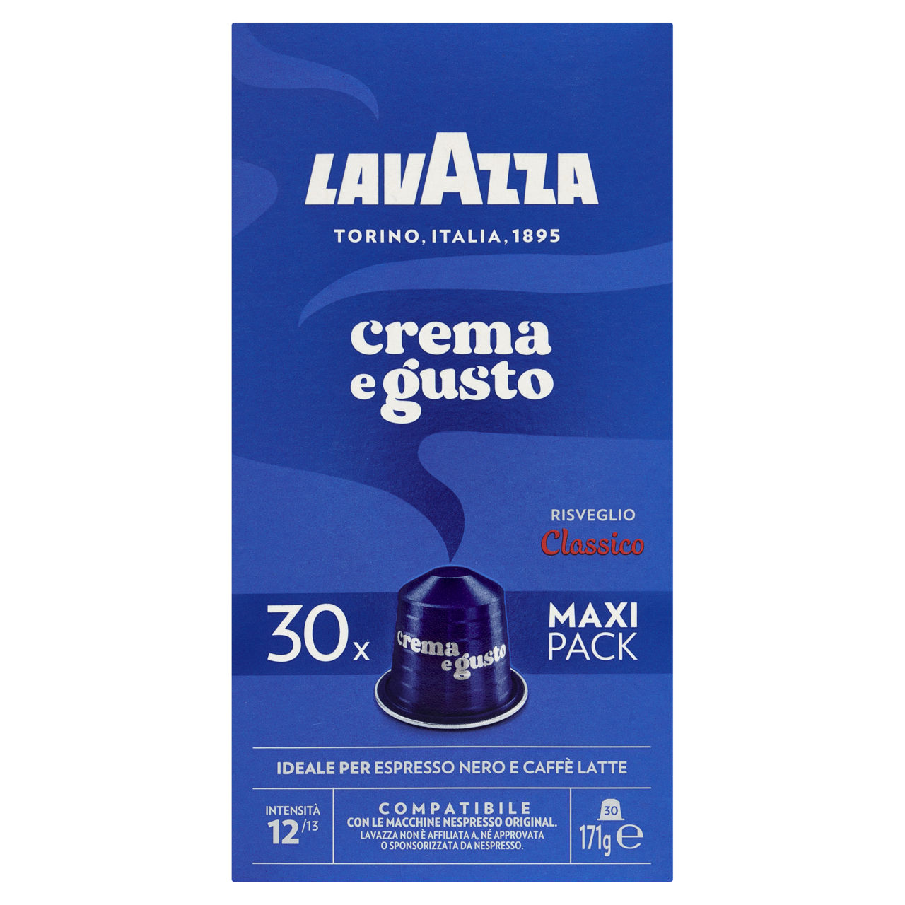 Caffè in capsule classico blu compatibili con Nespresso 30 pz - 0