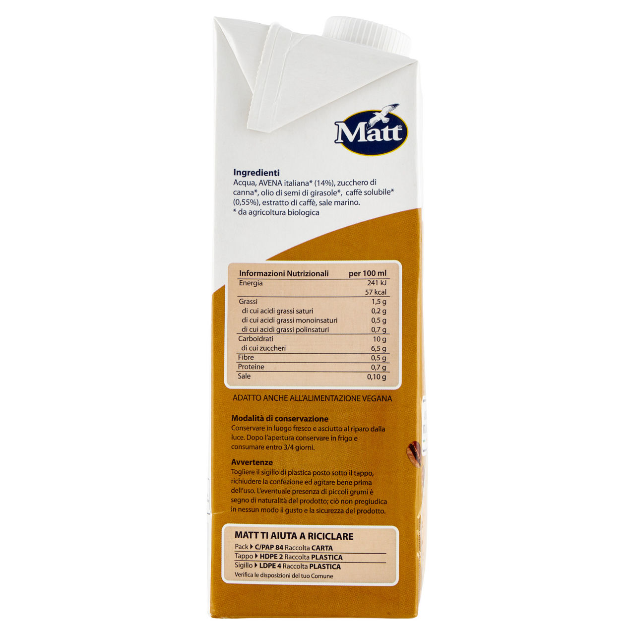 Bevanda di avena e caffè bio 1 lt - Immagine 11