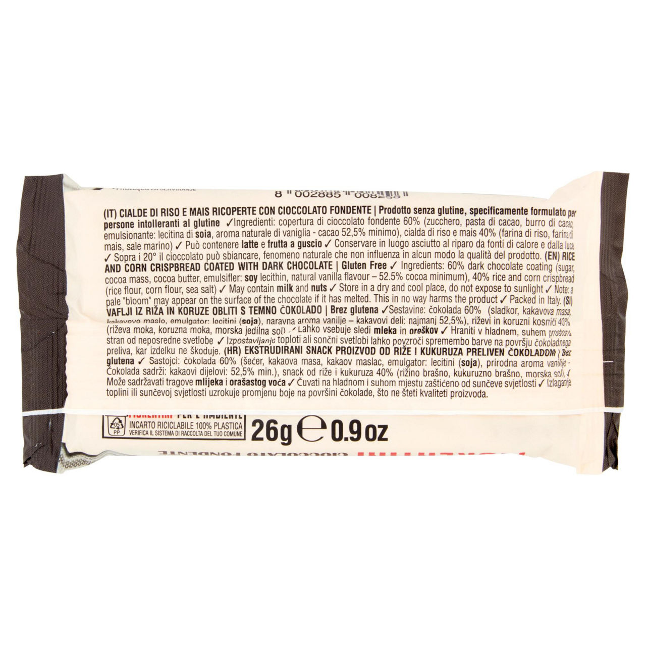 Cialde di riso e mais ricoperte con cioccolato fondente 26 gr - Immagine 11