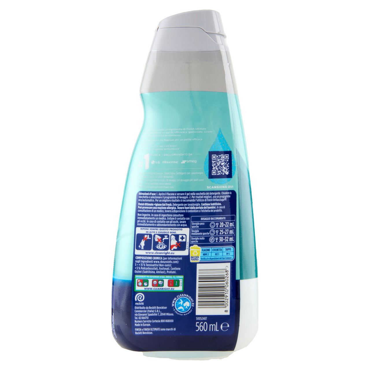 Ultimate + igiene gel napisan regular gel lavastoviglie 42 lavaggi 560 ml - Immagine 21