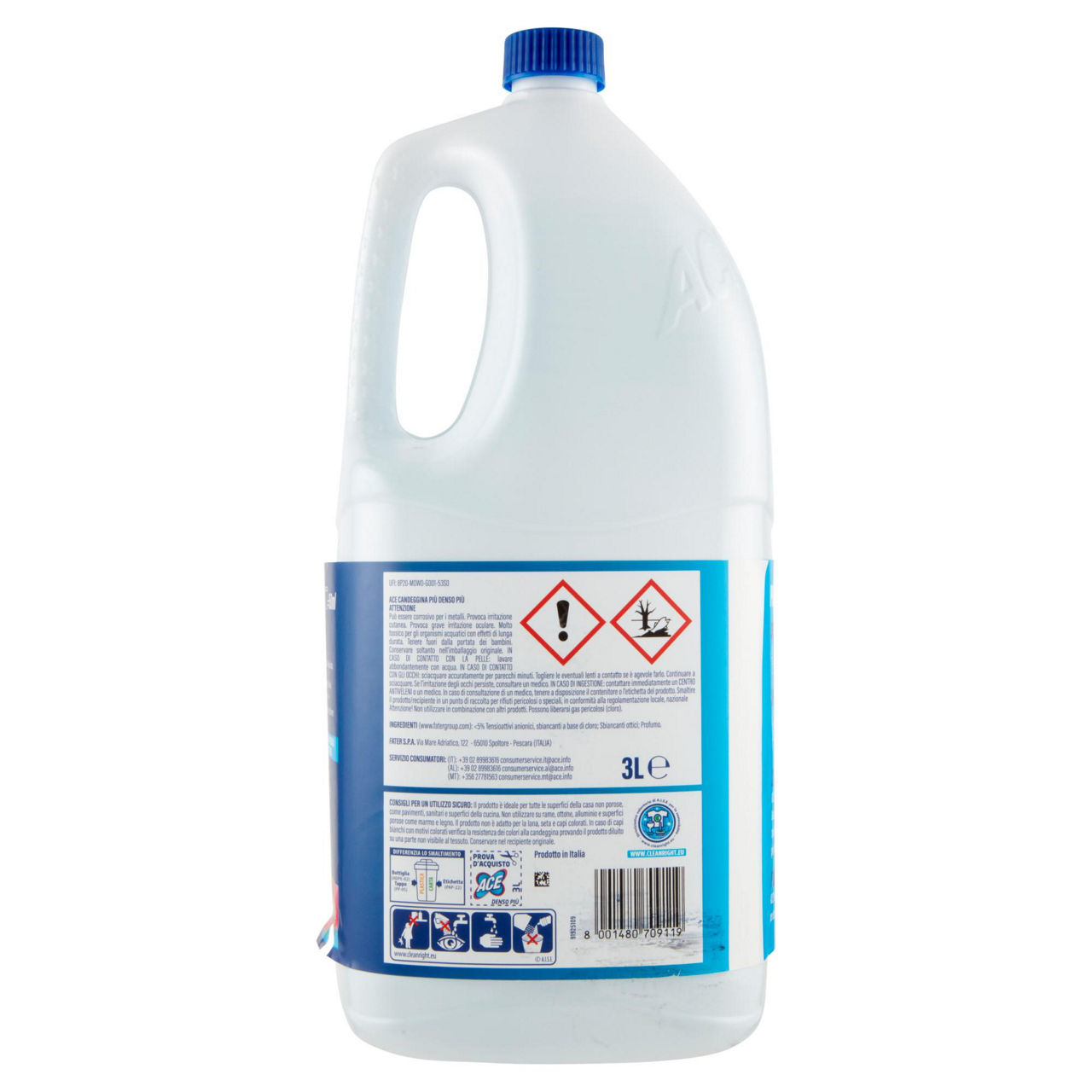 Candeggina ace più denso fresco profumo 3 lt - Immagine 11