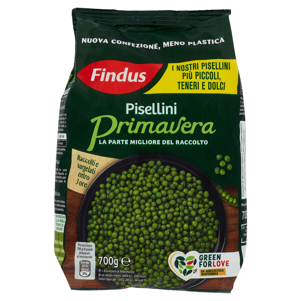 Pisellini primavera surgelati 700 gr - Immagine 01