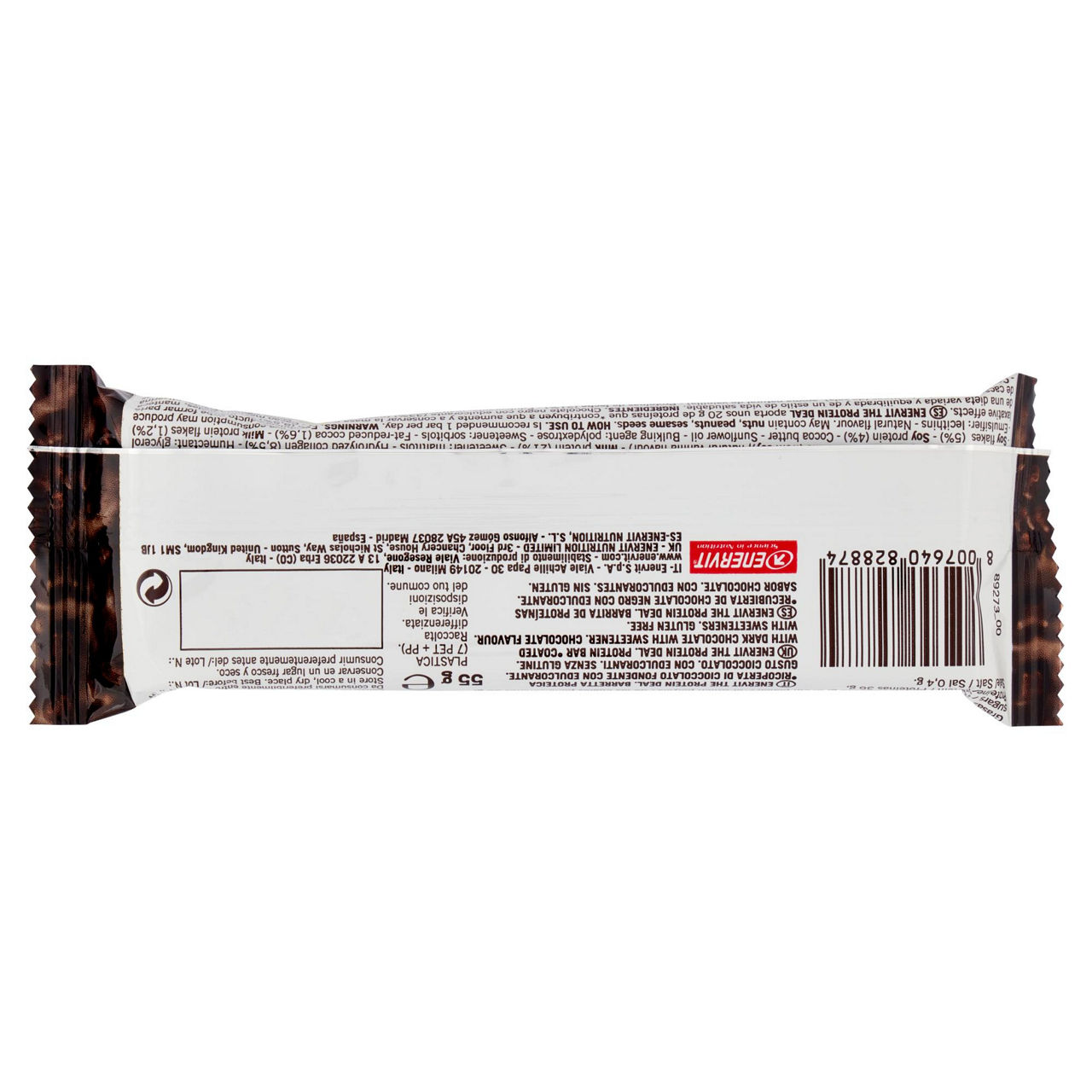 Barretta proteica croccante gusto doppio cioccolato 55 gr - Immagine 11