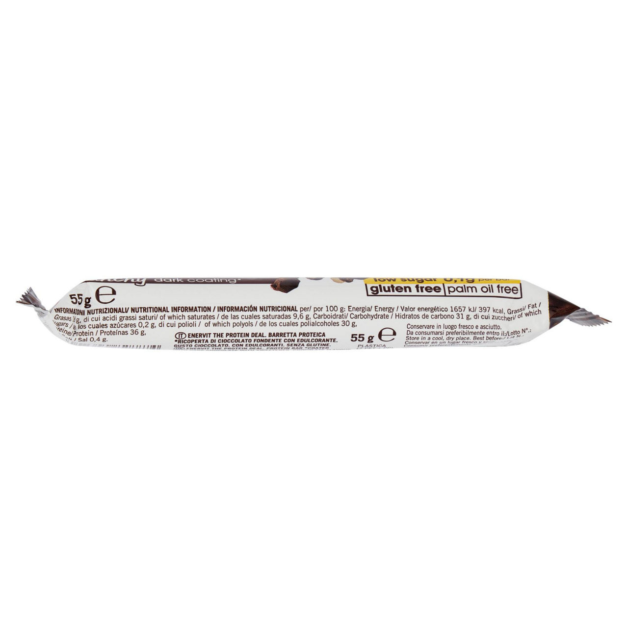 Barretta proteica croccante gusto doppio cioccolato 55 gr - Immagine 31