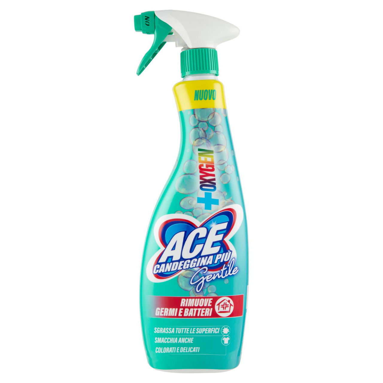Candeggina gentile spray più oxygen 650 ml - Immagine 01