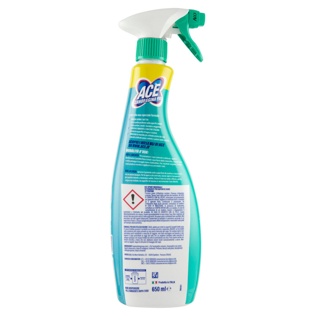 Candeggina gentile spray più oxygen 650 ml - Immagine 51