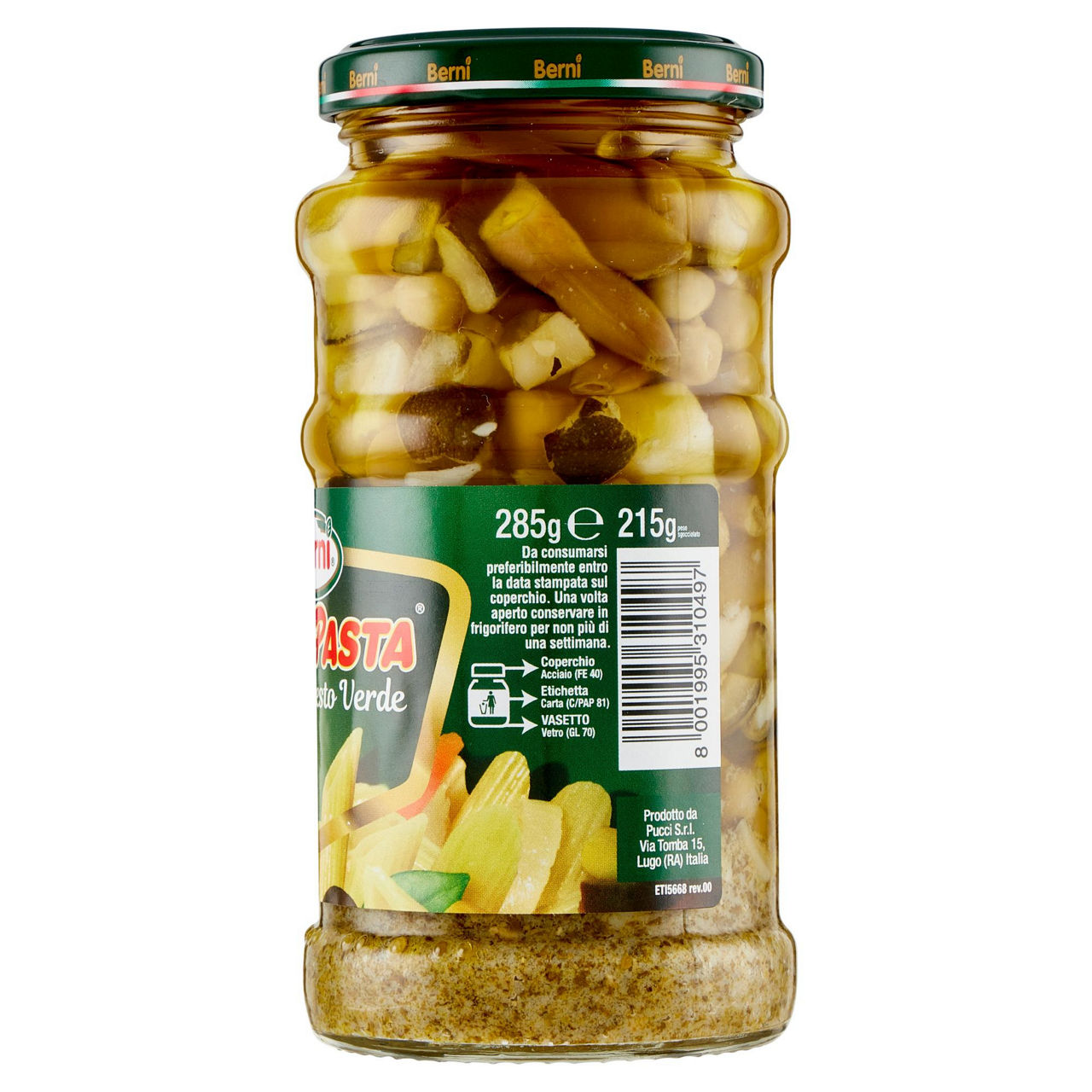 Condipasta pesto verde 285g, sgocc. g216 - Immagine 31