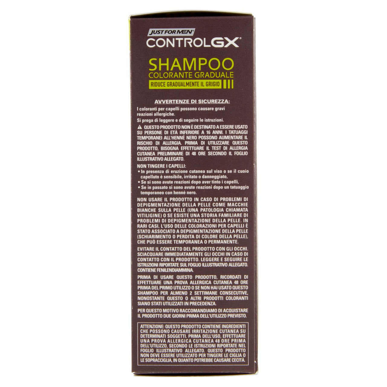 Shampoo colorante graduale justformen control gx std ml 118 - Immagine 11