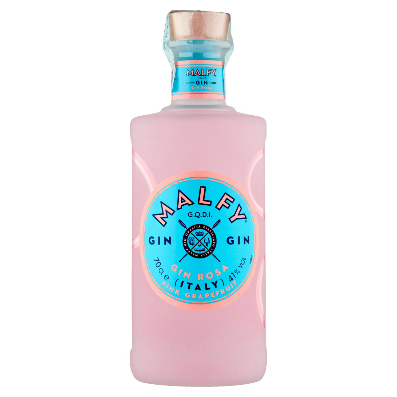 Gin qualità distilliato italia rosa 700 ml - Immagine 01