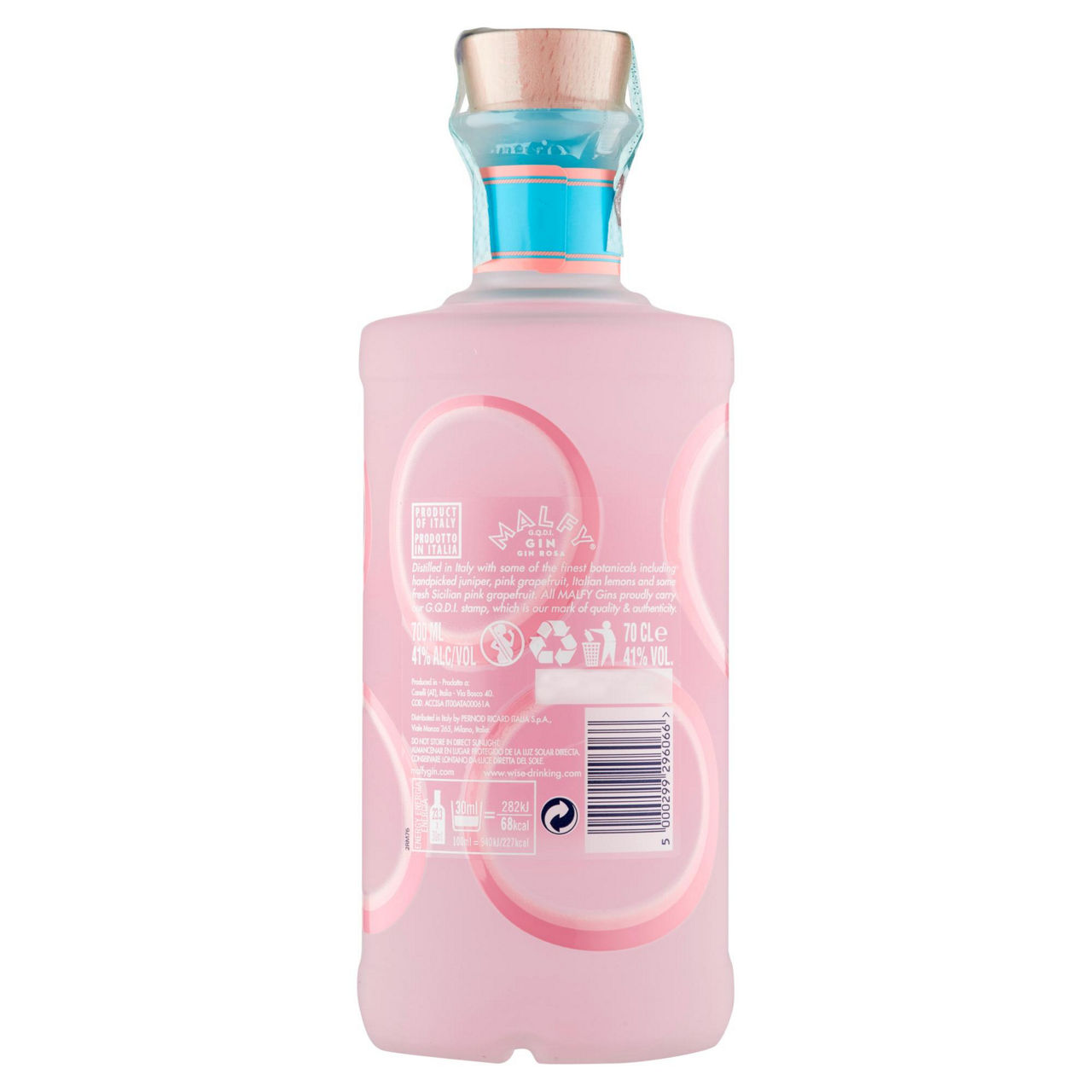 Gin qualità distilliato italia rosa 700 ml - Immagine 51