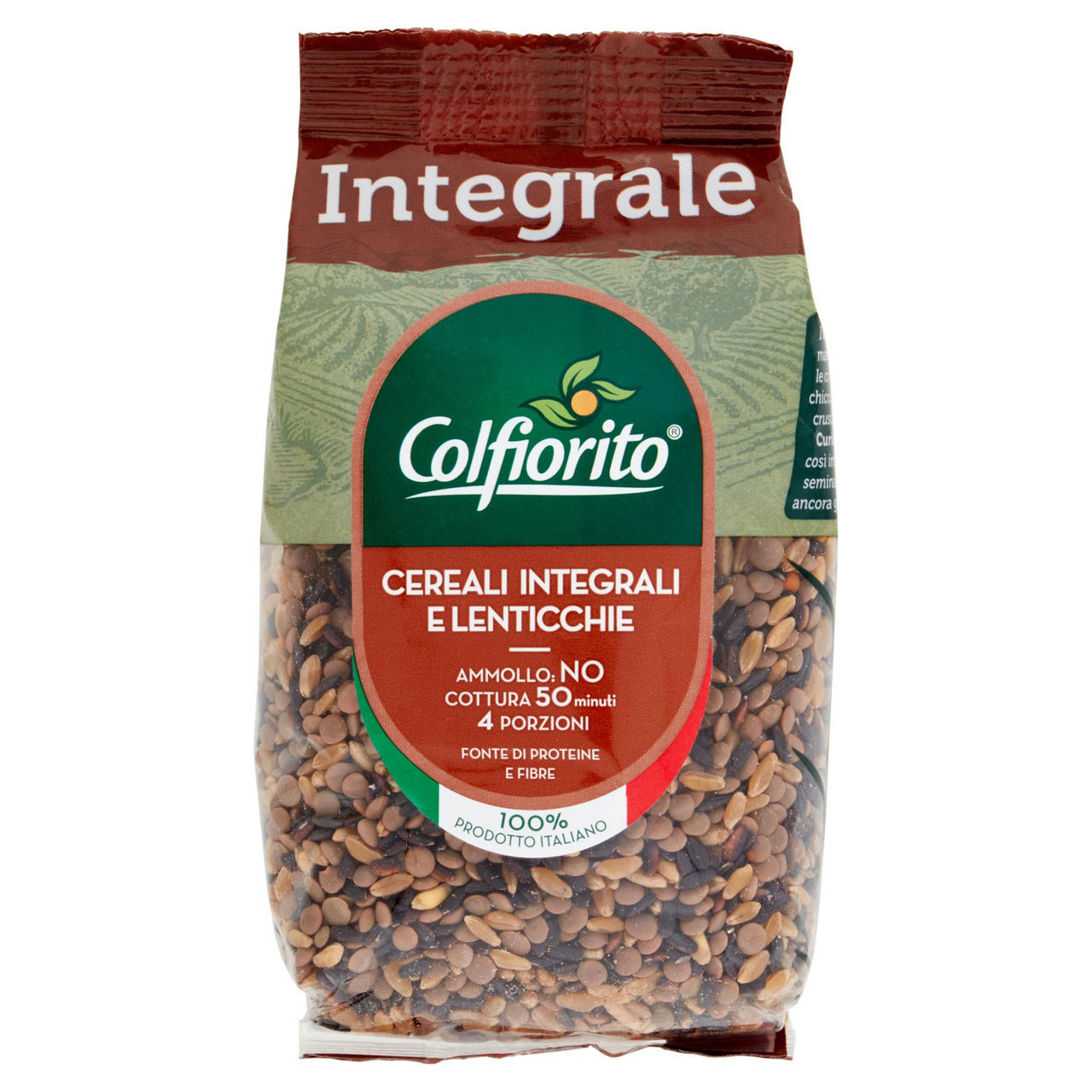 Mix di cereali integrali e lenticchie 350 gr - Immagine 01