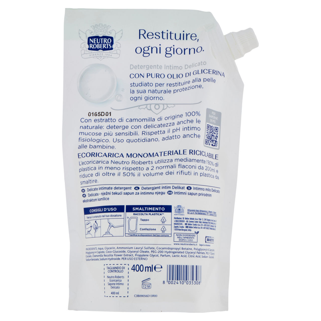 Ricarica detergente intimo delicato 400 ml - Immagine 11
