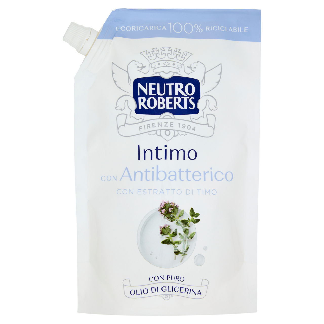 Ricarica detergente intimo con antibatterico 400 ml