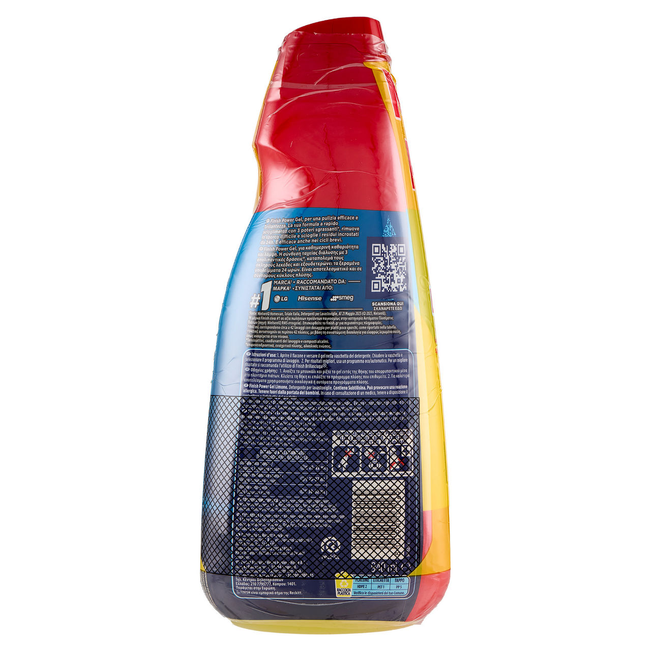 Detersivo per lavastoviglie finish powergel max limone ml 940x2 - Immagine 51