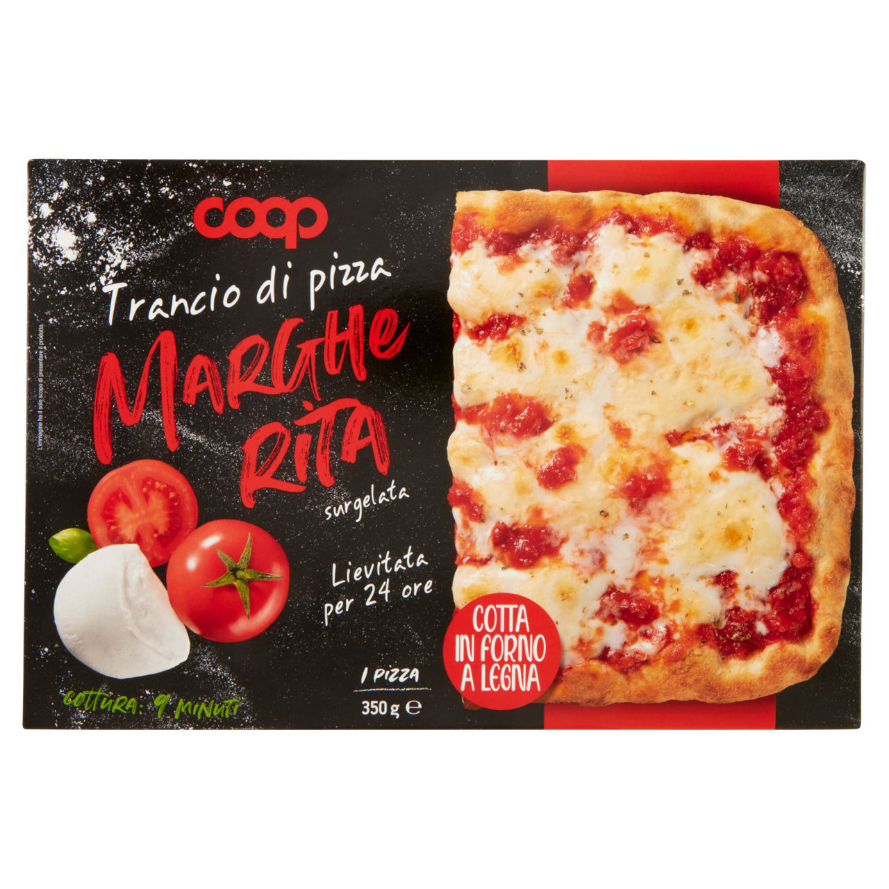 Pizza Margherita a trancio 350 gr