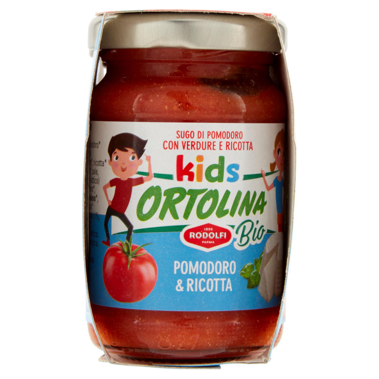 Sugo pomodoro bio con verdure e ricotta ortolina kids g 200 - Immagine 51