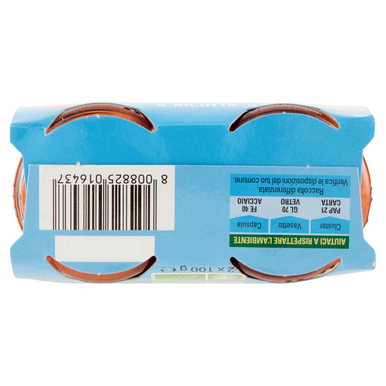 Sugo pomodoro bio con verdure e ricotta ortolina kids g 200 - Immagine 31