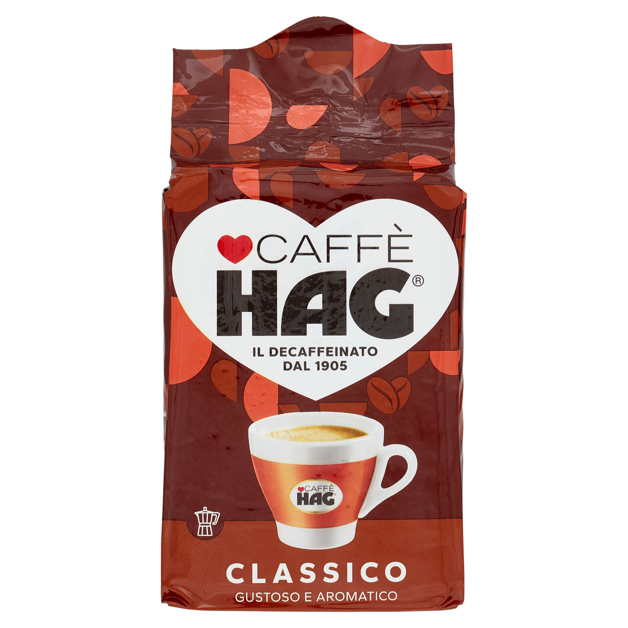 Caffè classico macinato decaffeinato 250 gr