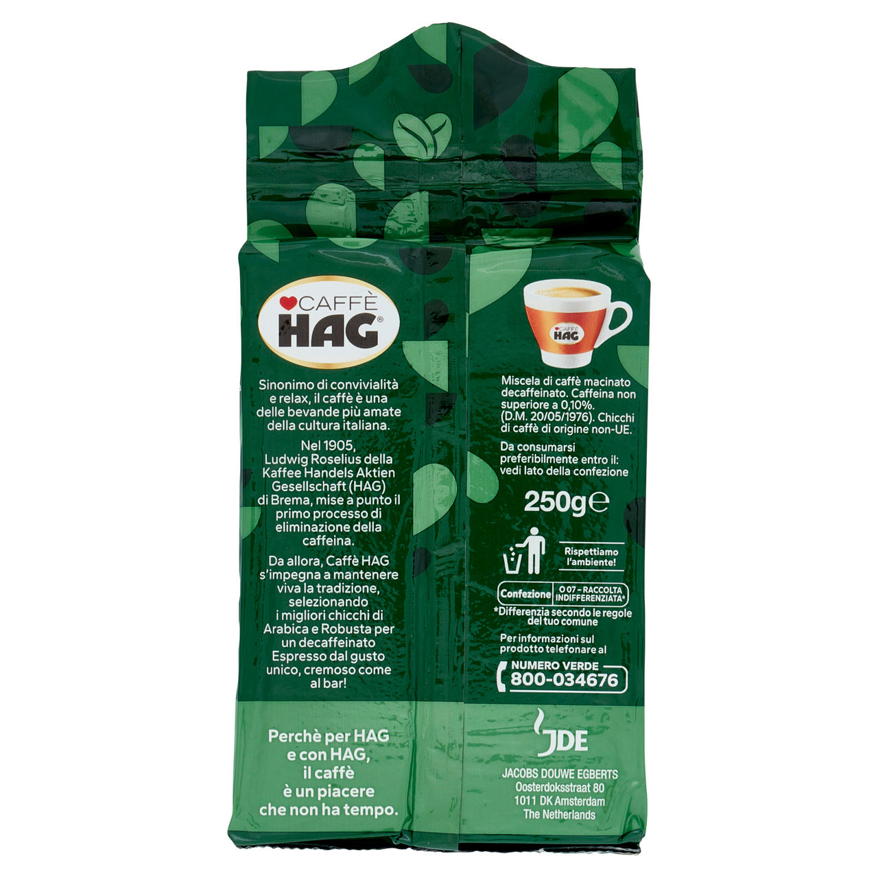 Caffè espresso macinato decaffeinato 250 gr - Immagine 21