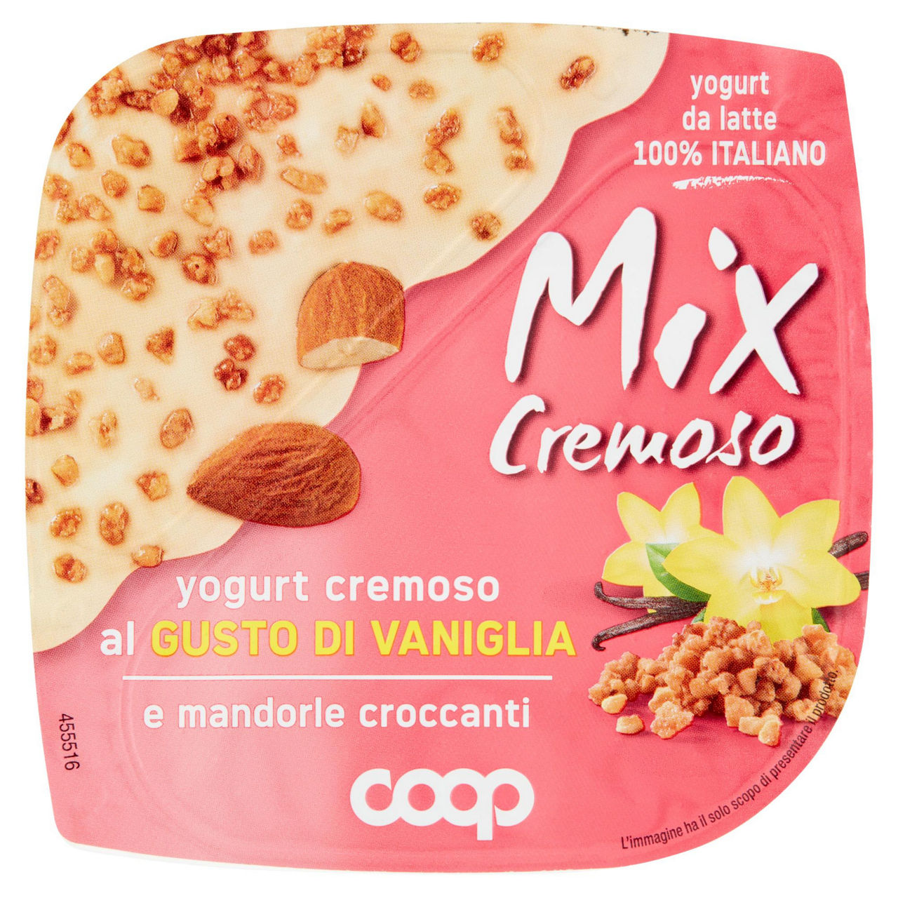 Yogurt cremoso alla vaniglia e mandorle croccanti 150 gr - Immagine 01