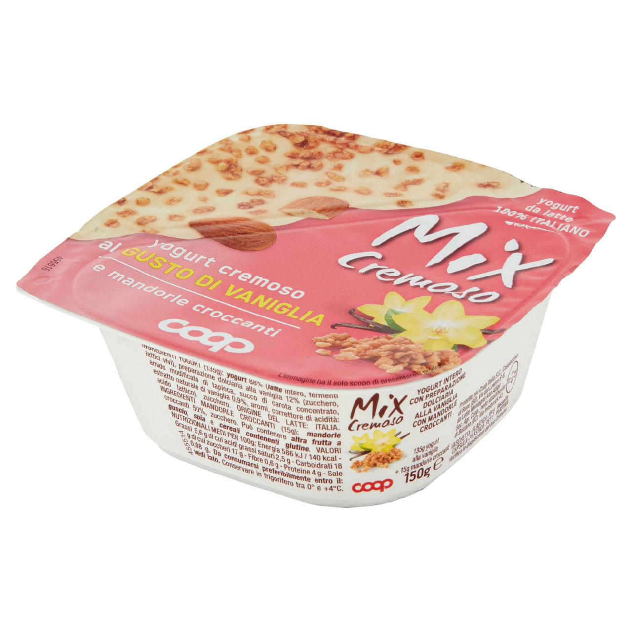 Yogurt cremoso alla vaniglia e mandorle croccanti 150 gr - Immagine 31