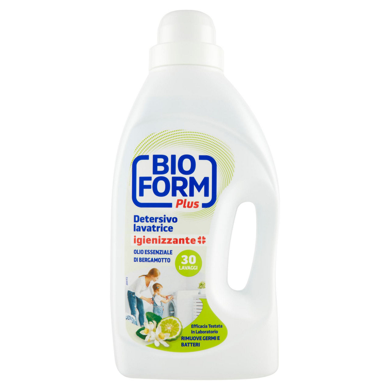 Detersivo lavatrice liguido bioform plus igienizzante bergamotto 30lav l 1,625 - Immagine 01
