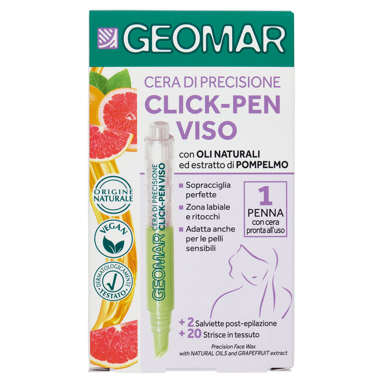 Cera depilatoria di precisione Click-Pen viso 1 pz - Immagine 01