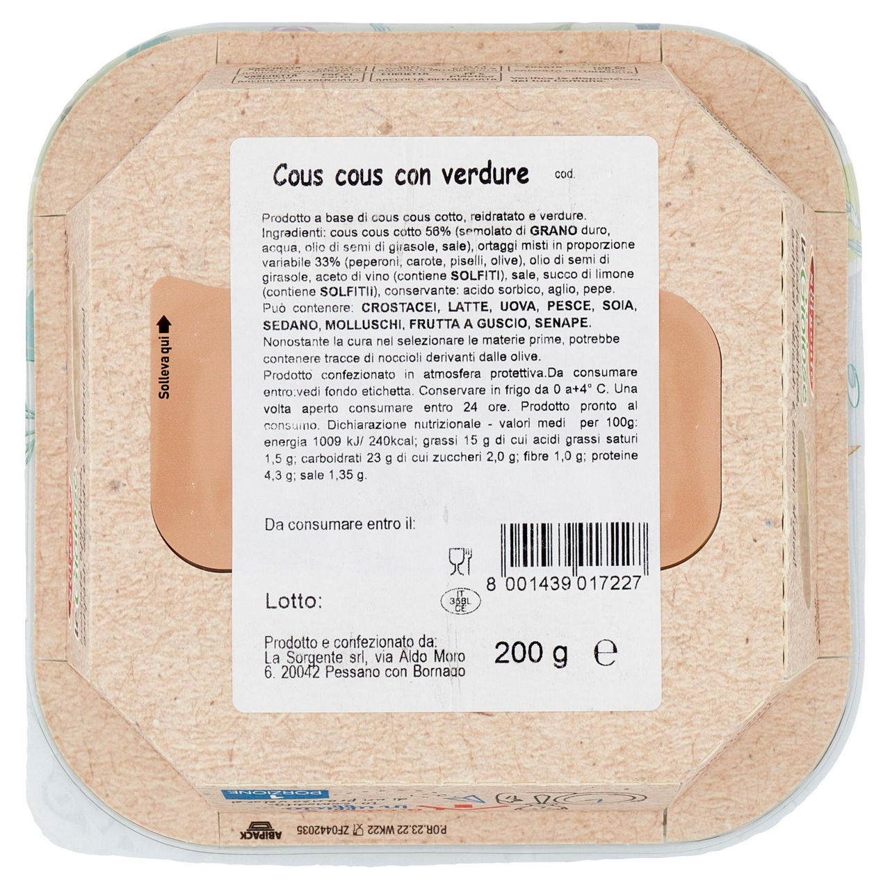 Cous cous con verdure 200 gr - Immagine 31