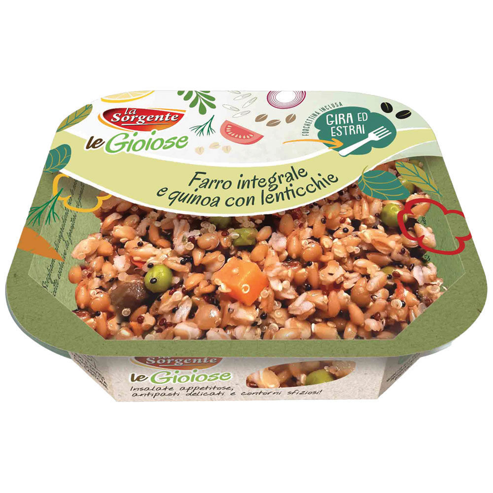 Mix di farro integrale quinoa e lenticchie 200 gr - Immagine 01