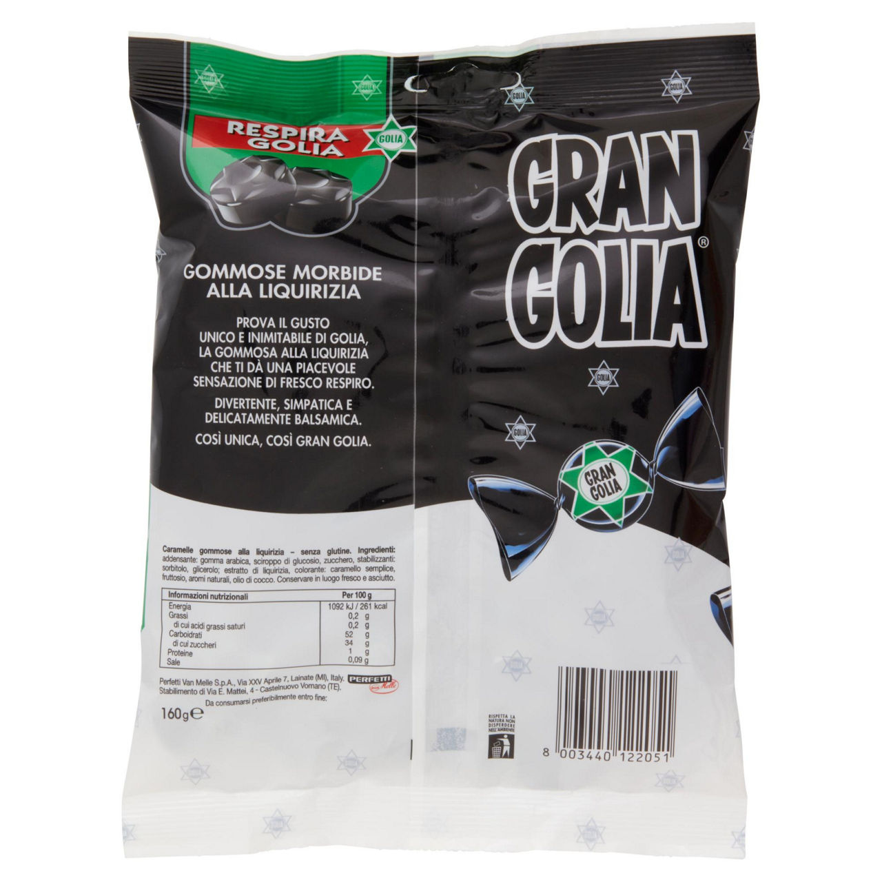 Caramelle gommose alla liquirizia Gran Golia 160 gr - Immagine 41