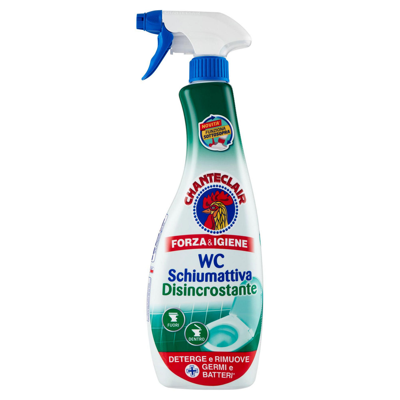 Detergente spray wc schiumattiva disincrostante 625 ml - Immagine 01