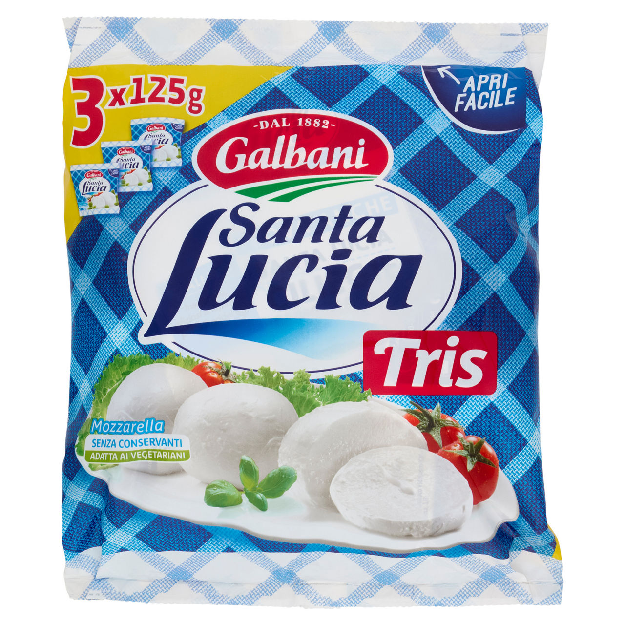 Mozzarella 3 pz da 125 gr