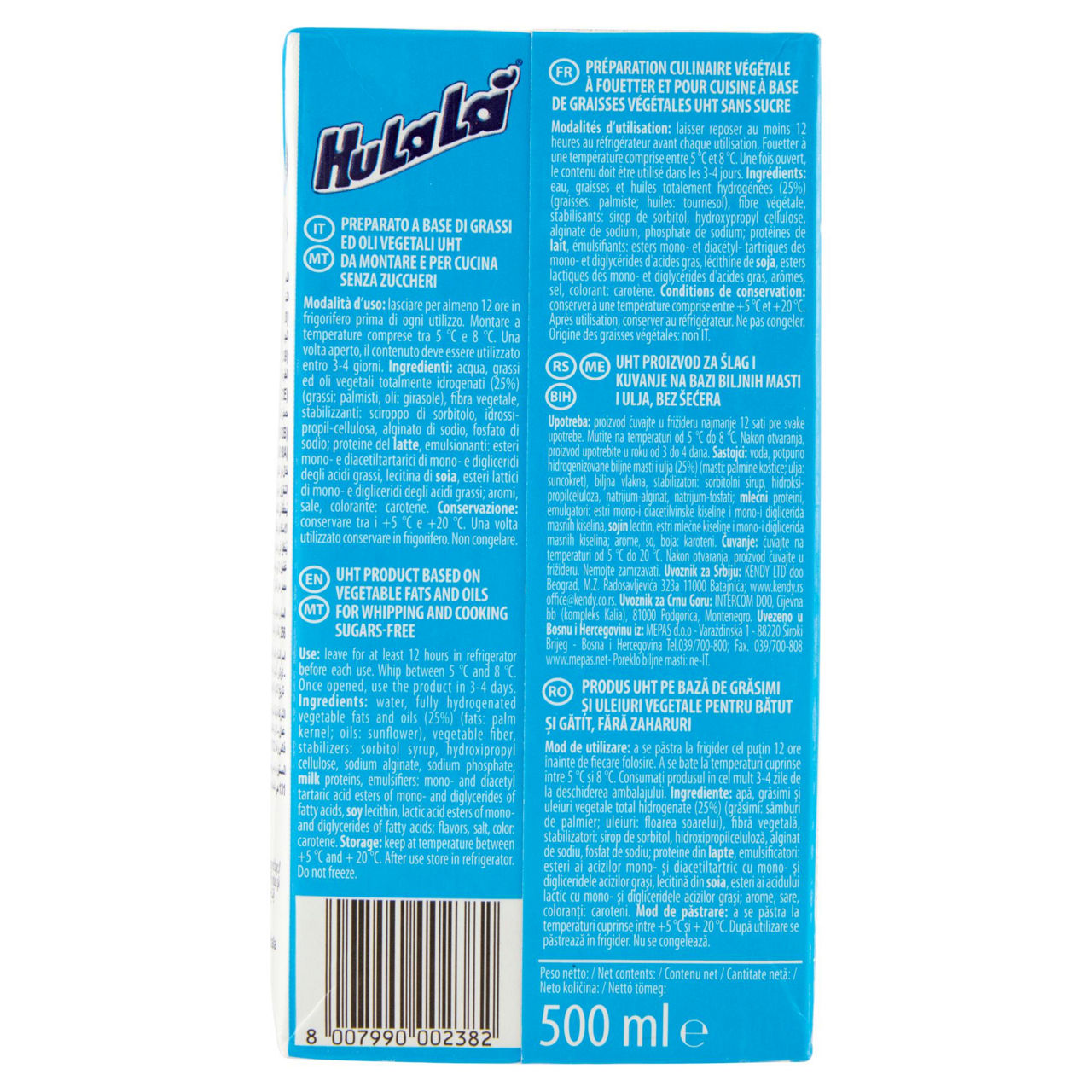 Preparato da montare senza zuccheri 500 ml - Immagine 31