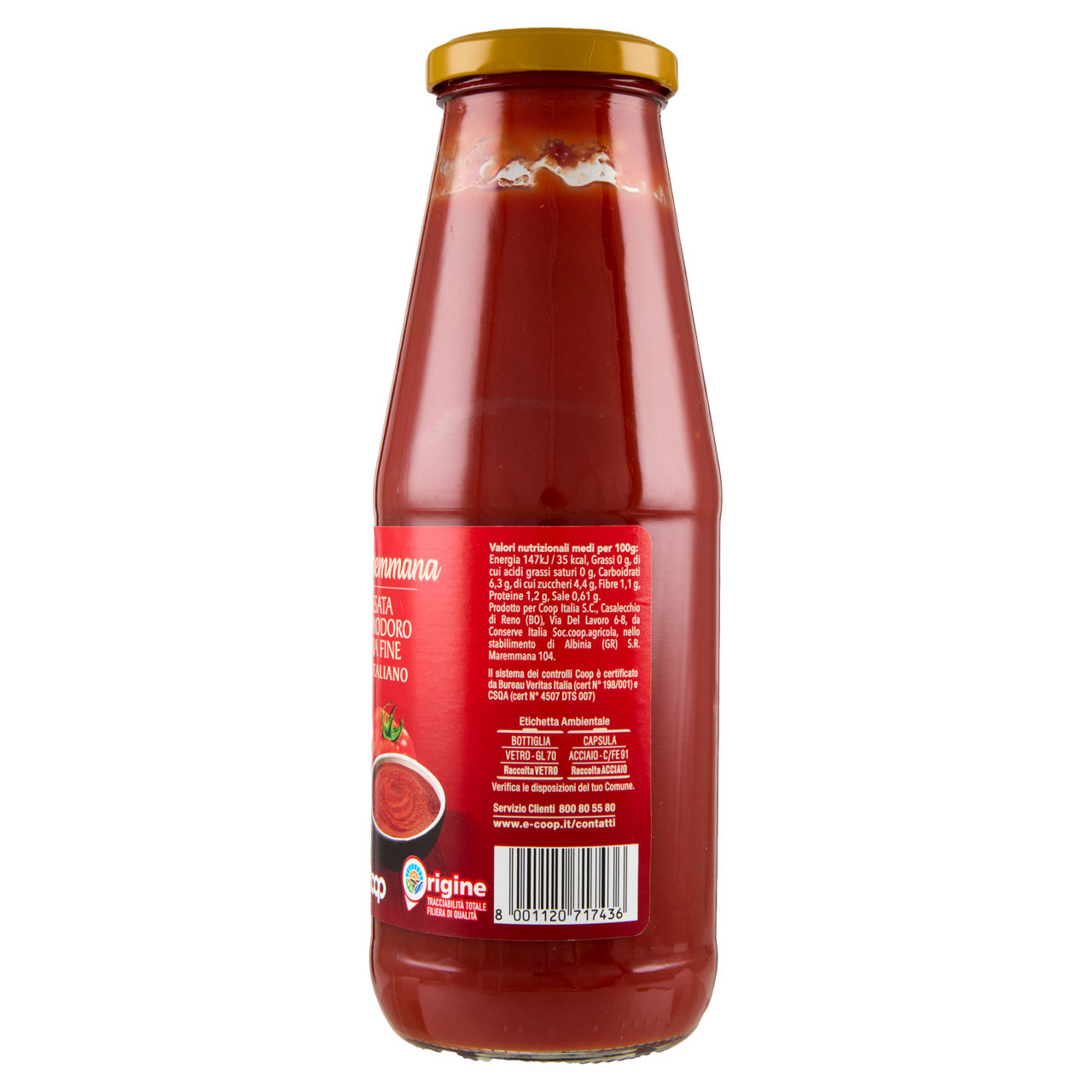 Passata di pomodoro extra fine la maremmana 700 gr - Immagine 51
