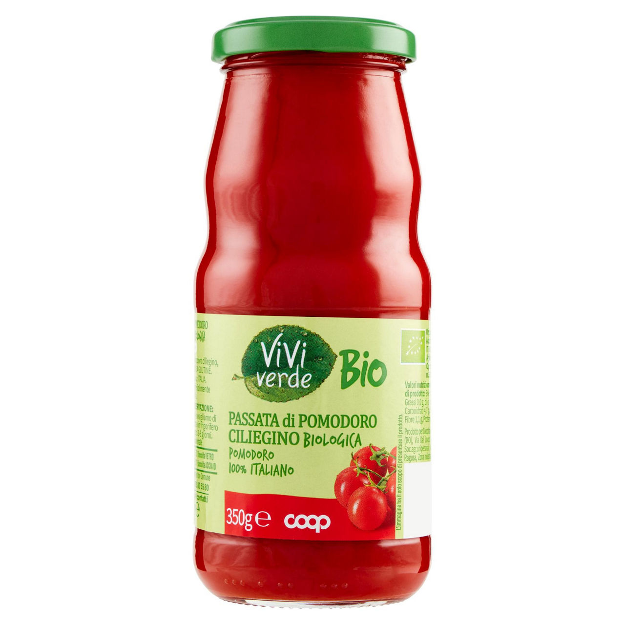 Passata di pomodoro ciliegino biologicoa 350g - Immagine 01