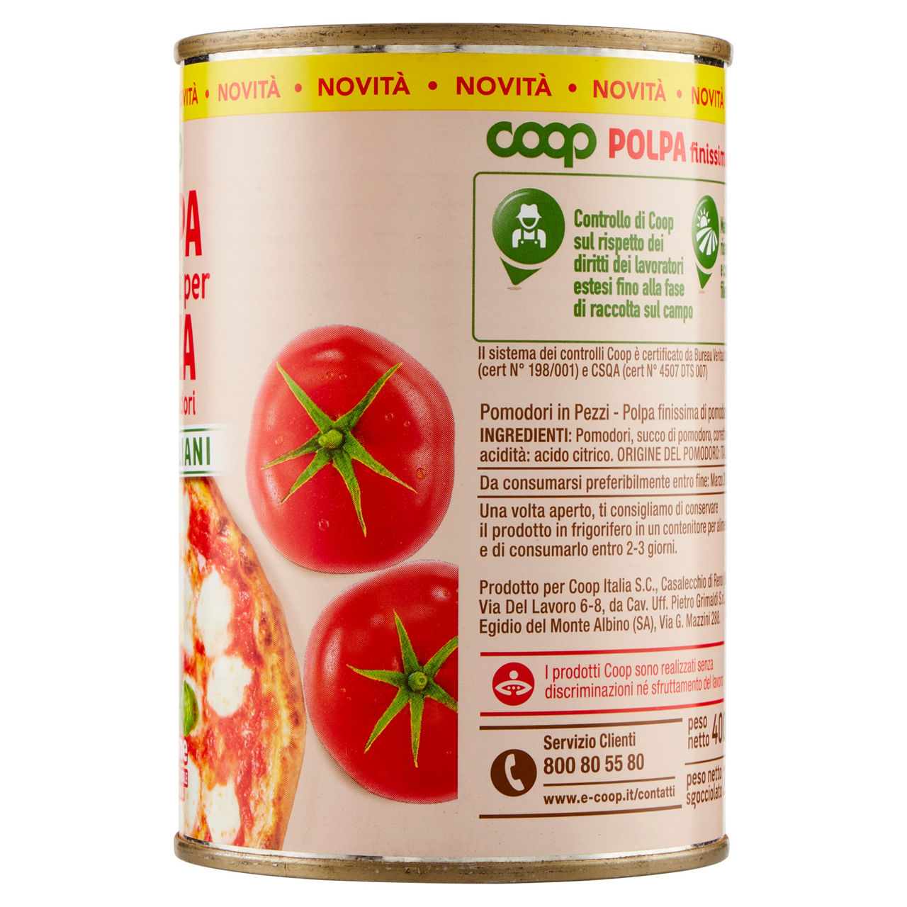 Polpa finissima per pizza origine coop g 400 - Immagine 11
