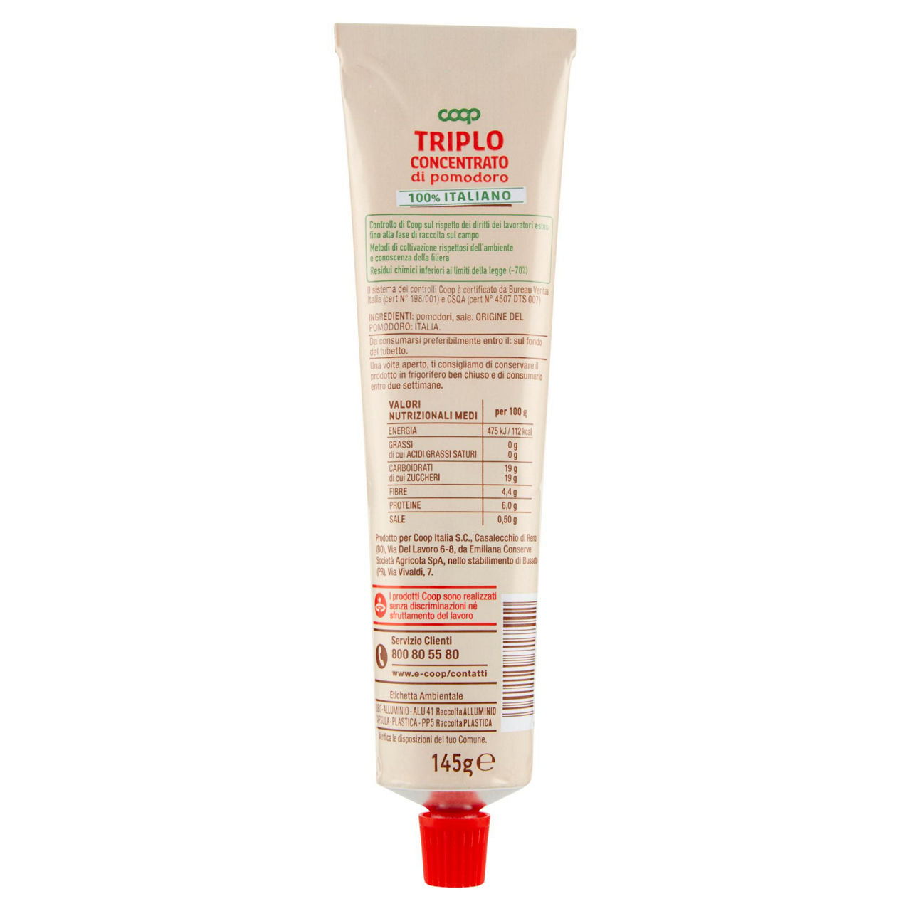 Triplo concentrato di pomodoro origine coop g 145 - Immagine 31
