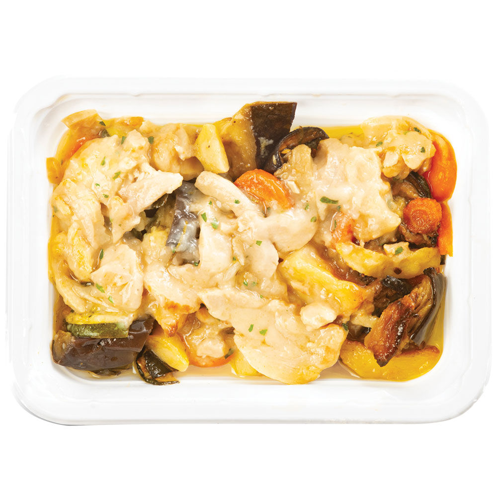 Bocconcini di pollo con verdure - Immagine 01