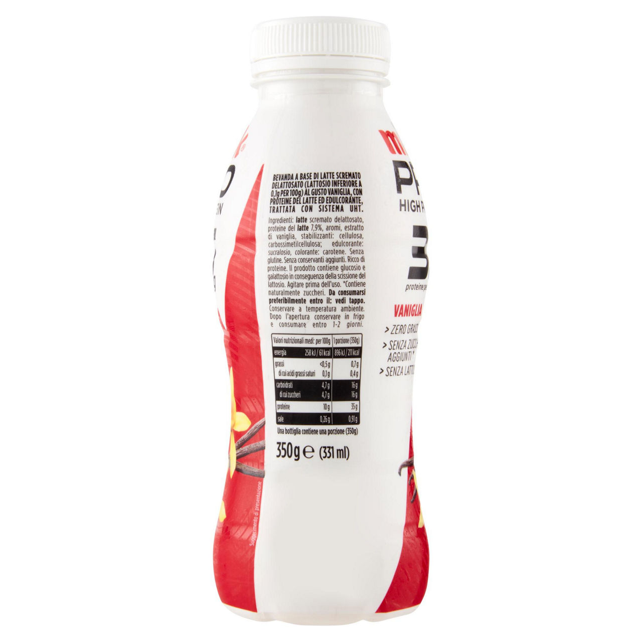 Latte proteico alla vaniglia 350 gr - Immagine 11