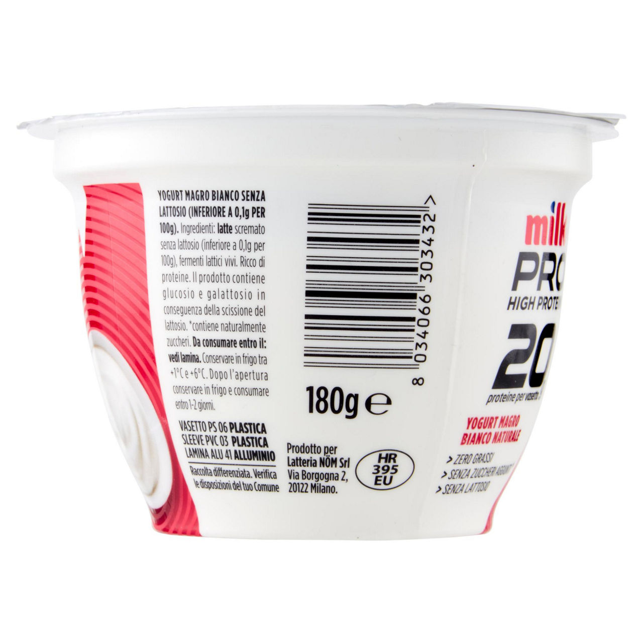 Yogurt proteico bianco magro 180 gr - Immagine 31