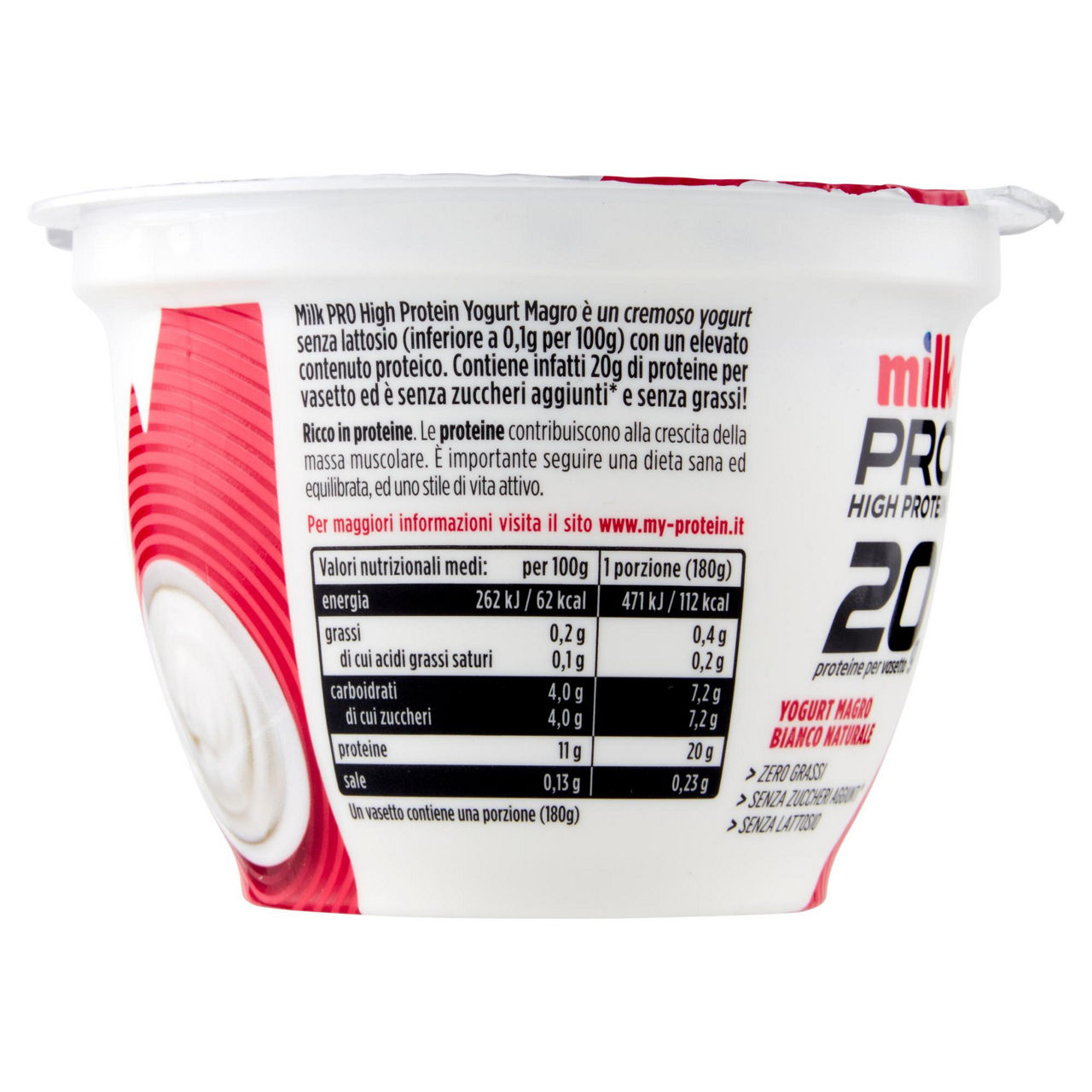 Yogurt proteico bianco magro 180 gr - Immagine 41