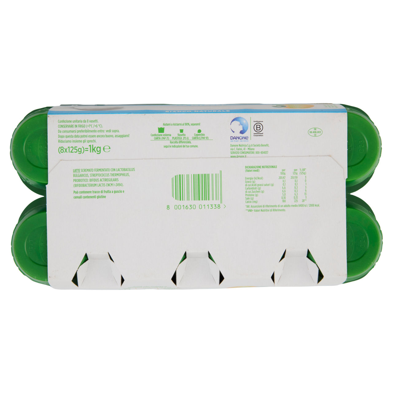Yogurt bianco con probiotico Bifidus 8 pz da 125 gr - Immagine 21