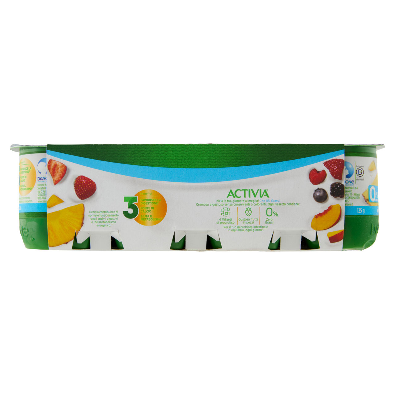Yogurt con probiotico bifidus zero grassi frutta assortita 8 pz da 125 gr - Immagine 41