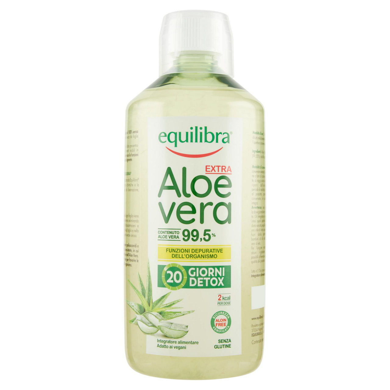 Integratore alimentare depurativo aloe vera extra 1 lt - Immagine 01