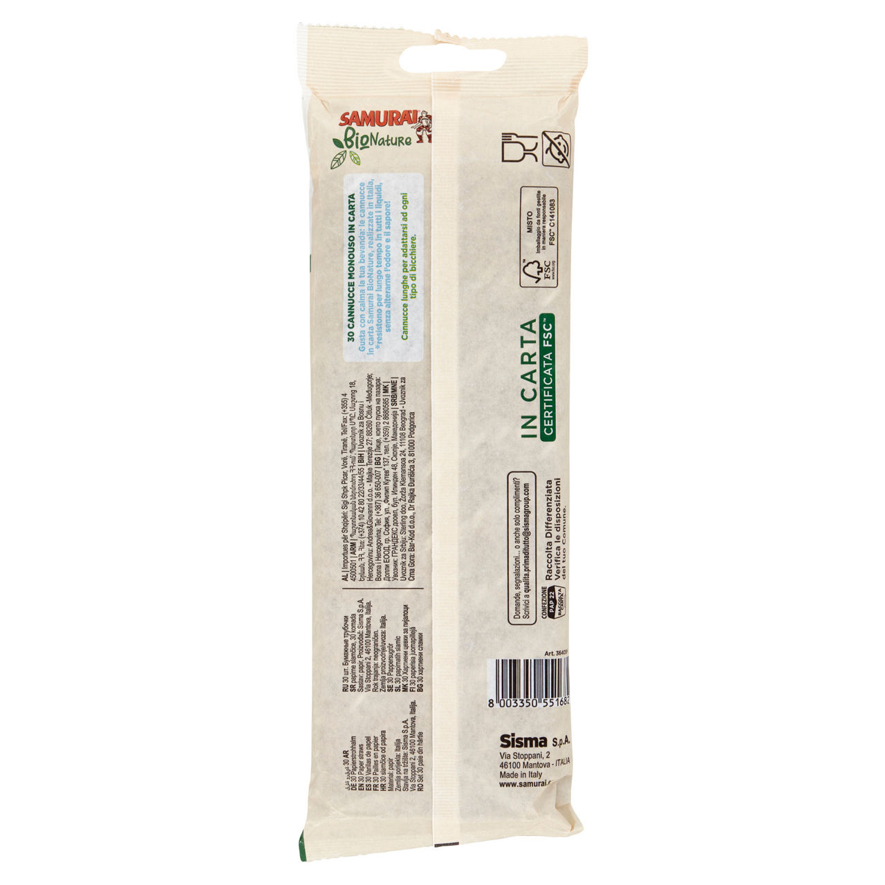 Cannucce di carta samurai bionature 200x6 pz 30 - Immagine 21