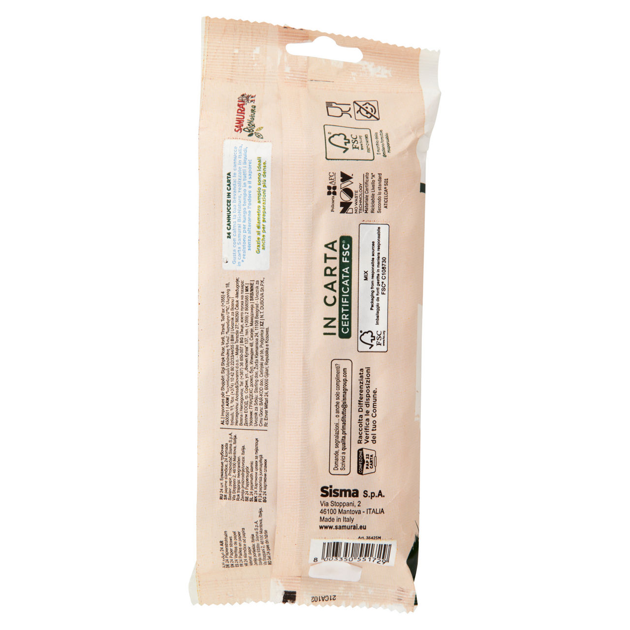 Cannucce di carta samurai bionature 140x9 pz 24 - Immagine 41