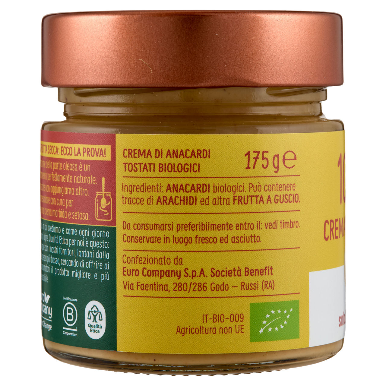 Crema spalmabile bio agli anacardi 175 gr - Immagine 41