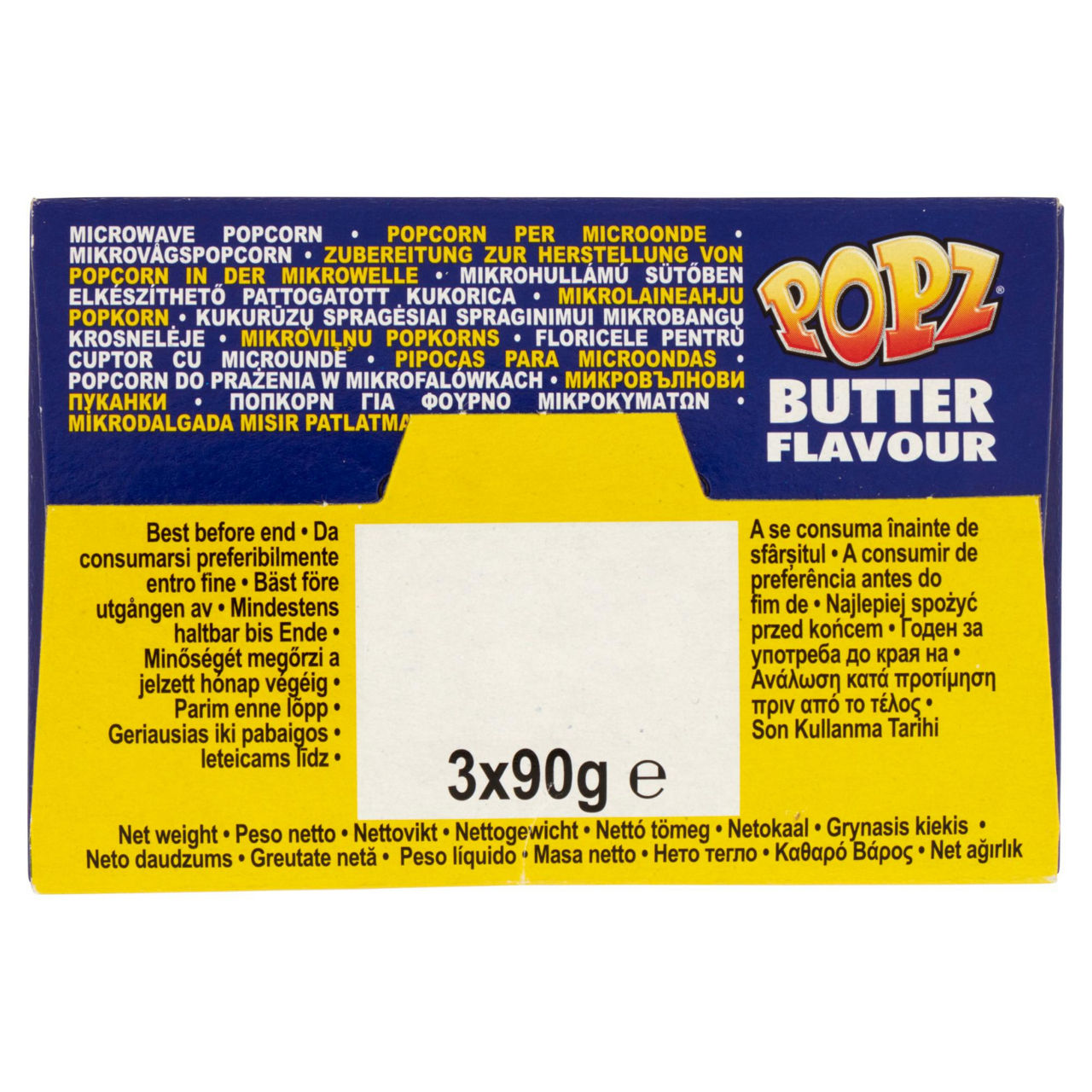 Popcorn gusto burro per microonde 3 pz x 90 gr - Immagine 31